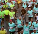 La alegría y buen ambiente con que se realizó el Maratón