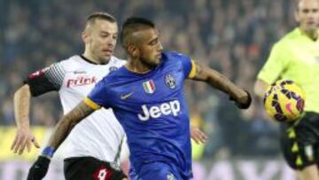 Arturo Vidal podr&iacute;a perderse el duelo de Serie A ante Atalanta, por problemas f&iacute;sicos.