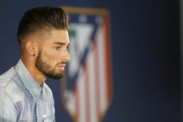 Las imágenes de la presentación de Yannick Carrasco