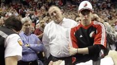 Una escalofriante falta llevó a Rudy al hospital