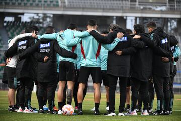 Así fue el entrenamiento de la Selección Colombia este lunes.