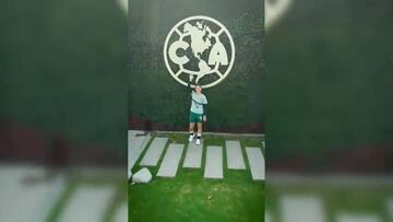¡Aterrizó! Desde un dron América presentó a Katty Martínez
