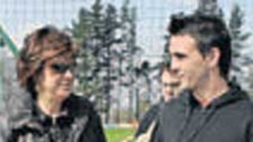 Ana Urkijo, ayer en Lezama.