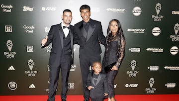 Heartwarming moment: Lamine Yamal's little brother shines on the Ballon d'Or red carpet