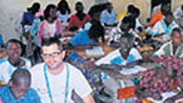 En la escuela Tamba Socé.