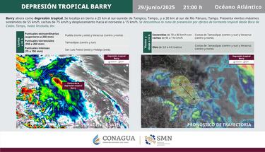 Tormenta Tropical Barry toca tierra en costas de Veracruz: suspensión de clases, afectaciones y últimas noticias