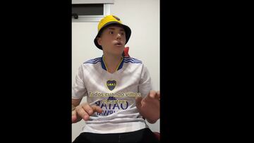 Un hincha de Boca Juniors se entera que jugará contra Colo Colo y así reacciona