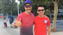 Cristián Valenzuela correrá junto al actor Francisco Pérez Bannen