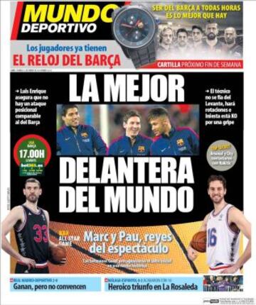 Portadas de la prensa deportiva