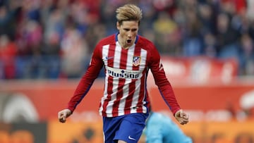 Fernando Torres marca un gol con el Atl&eacute;tico de Madrid 