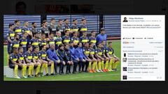 Maradona también quiso felicitar a Boca por el título