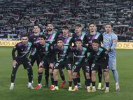 Once del Málaga en Córdoba,