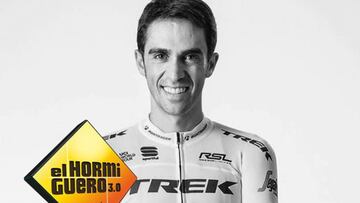 Imagen delexciclista Alberto Contador como invitado a "El Hormiguero"