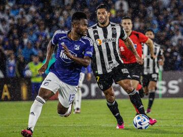 Millonarios y Atlético Mineiro se enfrentaron en El Campín en el partido de ida de la tercera fase de la Copa Libertadores.