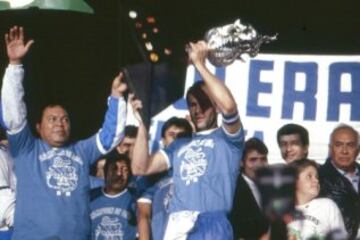 Puebla era el campeón vigente en el fútbol mexicano durante la segunda visita de Juan Pablo II.