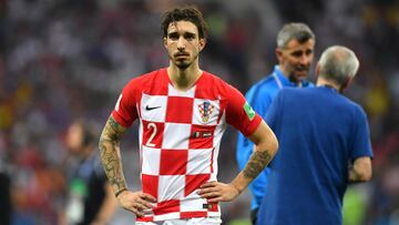 Vrsaljko, tras la final de Moscú.