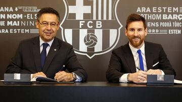 Messi can leave Barcelona next year
