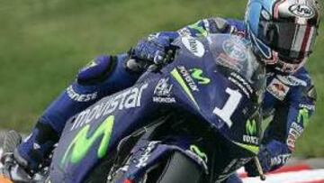 <b>G.P. DE ALEMANIA. </b>Dani Pedrosa acabó en la segunda posición y saldrá desde la primera línea mañana en la carrera del cuarto de litro.