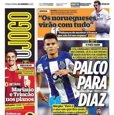 Luis Díaz empieza a batir récords en Portugal