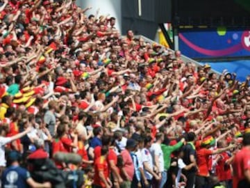 Wales supporters.