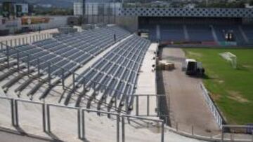 Instalaciones del Nuevo estadio de La Victoria.