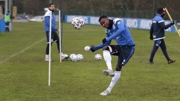 Entrenamiento Deportivo de La Coru&ntilde;a. Uche