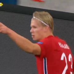 Odegaard pinta una obra de arte que Haaland embelleció aún más: una pasada lo que hizo...