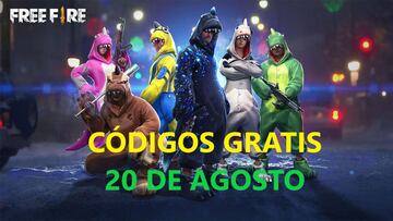 Free Fire | Códigos de hoy sábado 20 de agosto de 2022: recompensas gratis