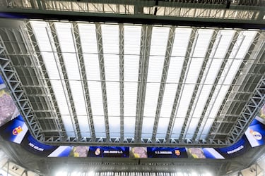 El nuevo videmarcador del estadio Santiago Bernabéu se estrena el día del Clásico. Así de impresionante se ve.