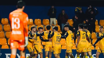 Piñeiro erró en el gol de la AD Alcorcón.