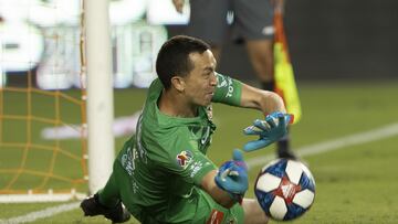 Agustíh Marchesín cuando jugaba con el América.