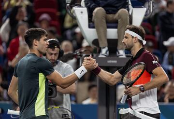 Grigor Dimitrov reached his first QF since 2022.