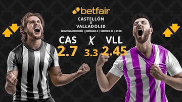 CD Castellón vs. Real Valladolid: horario, dónde ver, pronósticos y clasificación