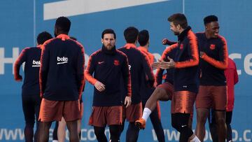 El Barcelona ultimó los preparativos para La Rosaleda