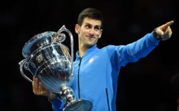 1. Novak Djokovic con 16.585 puntos. 