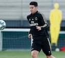 James continúa con trabajo diferenciado en el Real Madrid