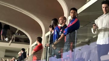 Zapata, Cambiasso y Aguilar