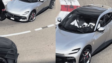 Leclerc choca su Ferrari Purosangue de manera inaudita