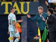 Aitor Ruibal, con Pellegrini.