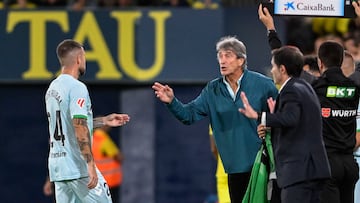 Aitor Ruibal, con Pellegrini.