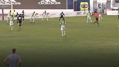 Así fue el primer gol que recibió Bravo en el Real Betis