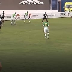 Así fue el primer gol que recibió Bravo en el Real Betis