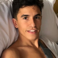 El primer mensaje de Márquez después de su tercera operación