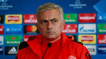 Soccer Football - Manchester United Press Conference - Manchester, Britain - September 11, 2017   Manchester United manager Jose Mourinho during the press conference    Action Images via Reuters/Jason Cairnduff