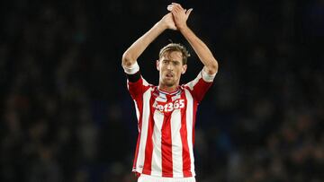 Crouch, jugador del Stoke City.