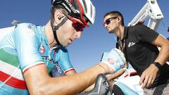 #LaRuta: El 'Tiburón' Nibali voló agarrado al coche del Astana