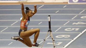 Ana Peleteiro, en los Campeonatos de España en pista cubierta del pasado fin de semana en Valencia.