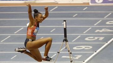 Ana Peleteiro, en los Campeonatos de Espa&ntilde;a en pista cubierta del pasado fin de semana en Valencia. 