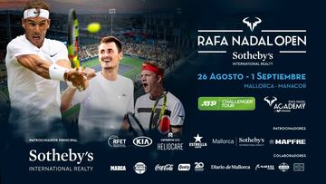 Cartel promocional del Rafa Nadal Open.