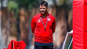 Nicolás Larcamón, DT de Necaxa, habló de James Rodríguez en la previa al duelo ante el Club León.